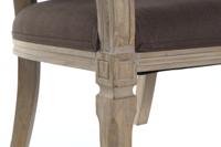 Sofa DKD Home Decor Bruin Linnen Rubberwood Traditioneel (122 x 69 x 72 cm) - thumbnail