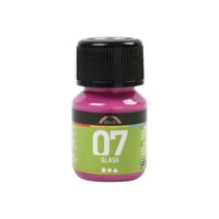 Creativ Company Permanente glasverf - roze, 30ml - thumbnail