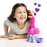 Little Live Pets GottaGo flamingo interactieve knuffel - thumbnail
