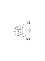 Bert Frank - Colt Flush Wandlamp - thumbnail