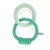 Battersea ring rubber / touw groen - thumbnail