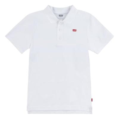 Polo LEVI'S jongen korte mouwen wit