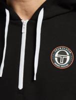 Sergio Tacchini / Hoody Team Platin Bobby in zwart - thumbnail