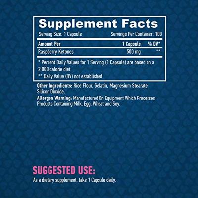 Raspberry Ketones Haya Labs 100caps