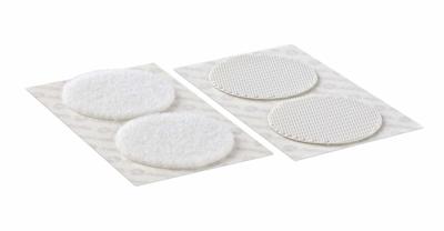 VELCRO® VEL-EC60249 Klittenband punten Om vast te plakken Haak- en lusdeel, Extra sterk (Ø) 45 mm Wit 6 paar