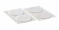 VELCRO® VEL-EC60249 Klittenband punten Om vast te plakken Haak- en lusdeel, Extra sterk (Ø) 45 mm Wit 6 paar - thumbnail