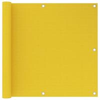 VidaXL Balkonscherm 90x600 cm hdpe geel - thumbnail
