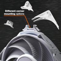 BeQuiet Silent Wings Pro 4 PC-ventilator Wit (b x h x d) 120 x 120 x 25 mm - thumbnail