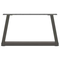 Eettafelpoten 2 st V-vormig 50x(30-31,3) cm staal antraciet - thumbnail