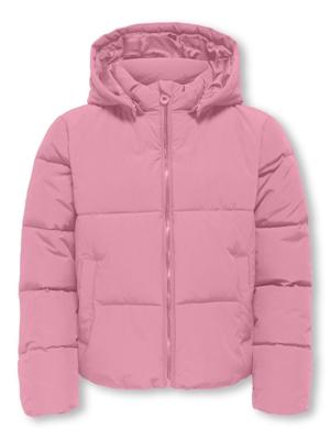 Kids ONLY winter winterjas meisjes - roze - puffer - Kogmalia