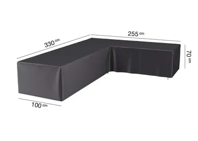 Loungesethoes hoekset rechts 330x255x100xH70 cm AeroCover - Aerocover