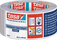 Tesa Aluminiumtape | met liners | lengte 25 m | breedte 50 mm wiel | 6 stuks - 63652-00001-00 63652-00001-00 - thumbnail