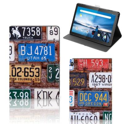 Lenovo Tablet M10 Tablet Hoesje met foto Kentekenplaten