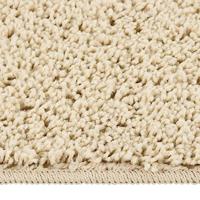 Vloerkleed shaggy anti-slip 120x170 cm crèmekleurig - thumbnail