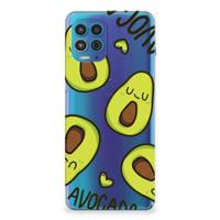 Motorola Moto G100 Telefoonhoesje met Naam Avocado Singing - thumbnail
