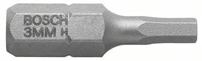 Bosch Accessories Inbus-bit 3 mm Extra hard C 6.3 3 stuk(s)