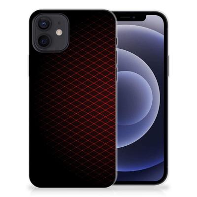 iPhone 12 | 12 Pro (6.1") | TPU bumper | Geruit Rood iPhone 12 | 12 Pro (6.1") | TPU bumper | Geruit Rood