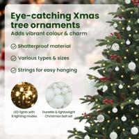 VidaXL Kunstkerstboom groen 210 cm pvc en metaal en plastic - thumbnail