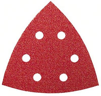 Bosch Accessories 2609256A53 Deltaschuurpapier Met klittenband, Geperforeerd Korrelgrootte (num) 240 Hoekmaat 93 mm 5 stuk(s)