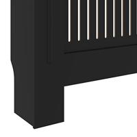 Radiatorombouw 205 cm MDF zwart - thumbnail