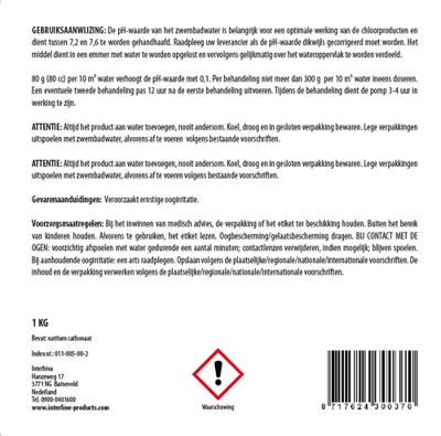 Interline ph+ plus granulaat pot a 1 kg Interline ph+ plus granulaat pot a 1 kg