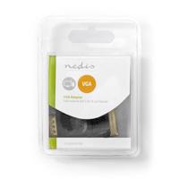 VGA - DVI-Adapter | VGA Male - DVI-I 24+5-Pins Female | Zwart [CCGB32901BK] - thumbnail