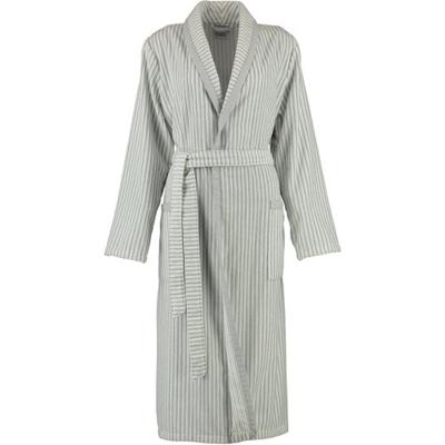 Cawö Cawö Dames Badjas met Sjaalkraag 3423 Silber 50