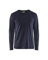 Blåkläder T-Shirt lange mouw 35001042 | Donker marineblauw | Maat 4XL - 7330509596555 - thumbnail