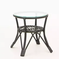 Vita Lester bijzettafel zwart hoog - thumbnail