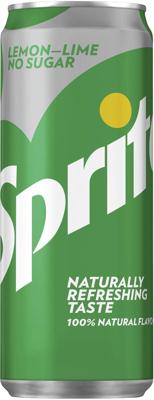 Frisdrank sprite zero blik 330ml | 24 stuks