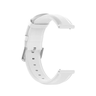 Classic leren bandje - Wit - Garmin Vivoactive 6 / Vivoactive 5 / Vivoactive 3