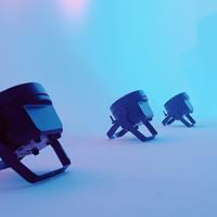 Cameo PAR LED-schijnwerper Aantal LEDs: 5 4 W Zwart - thumbnail