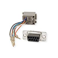 ROLINE DB9 male-RJ45 female 8P/8C 8 aders., zilver - thumbnail