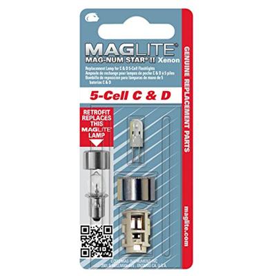 Maglite MagnumStarII Gloeilamp Xenon voor 5 C- en D-Cell zaklamp