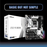 ASRock B760 Pro RS/D4 Moederbord Socket Intel LGA 1700 Vormfactor ATX Moederbord chipset Intel® B760 - thumbnail