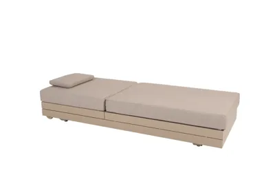 Ligbed Cali Latte Kussens 4SO Sunbed Verstelbaar Bed Buiten Tuin 4 Seasons Outdoor