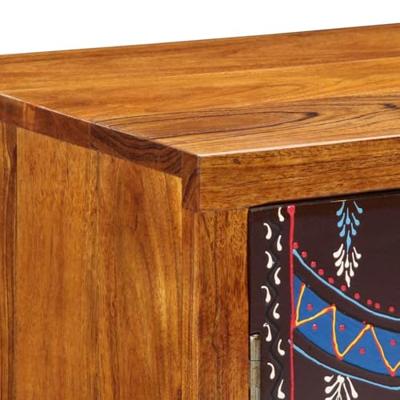 Dressoir 50x35x60 massief acaciahout veelkleurig - thumbnail