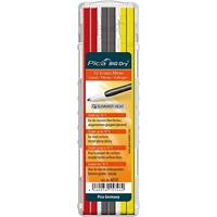 Pica Vullingen-set | 4x geel 4x rood/4x grafiet | tot 70 graden stabiel 12 stiften/set | 1 stuk - 6070 6070 - thumbnail