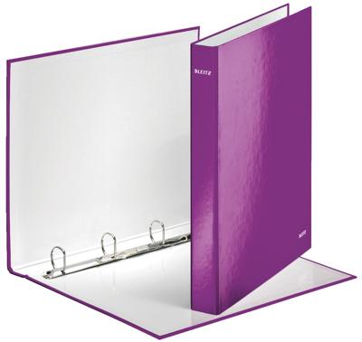 Leitz 42420062 ringband A4 Metallic, Paars Leitz 42420062 ringband A4 Metallic, Paars