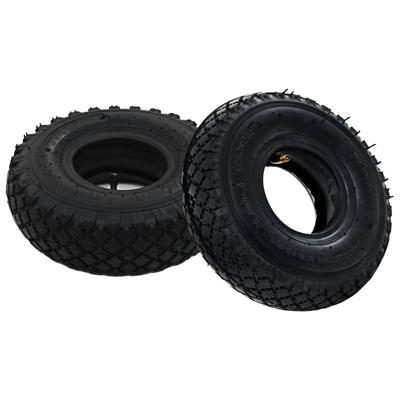 VidaXL Banden/binnenbanden voor steekwagens 3,00-4 260x85 rubber 2 st
