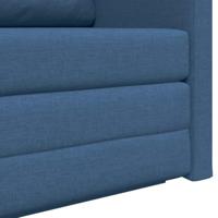 Slaapbank 110cm Blauw Stof - thumbnail
