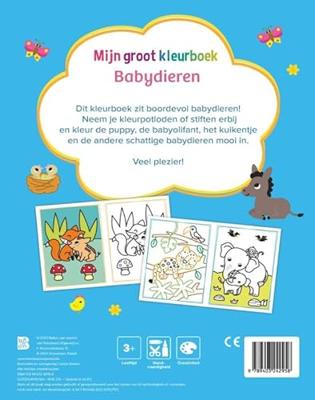 Standaard Uitgeverij Mijn groot kleurboek: babydieren