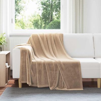 VidaXL Kleden 6 pcs kameel 150 x 200 cm fleece