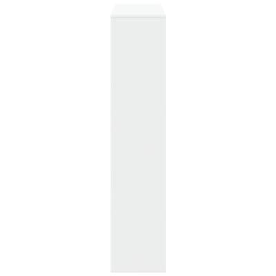 Boekenkast 100x33x187,5 cm bewerkt hout wit