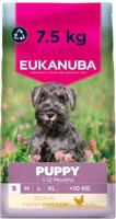 Eukanuba Puppyvoer met verse kip voor kleine rassen, premium droogvoer voor junior honden, 7,5 kg - thumbnail
