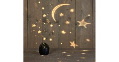 Binnenprojector ster b.o. 11,5x13 cm led warm wit 3x AA Anna's Collection - Annas collection