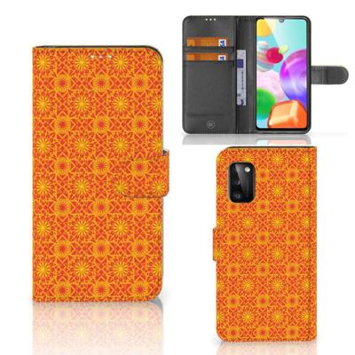 Samsung Galaxy A41 | Telefoon Hoesje | Batik Oranje Samsung Galaxy A41 | Telefoon Hoesje | Batik Oranje
