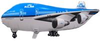 KLM Vliegtuig Folieballon (95cm) - thumbnail