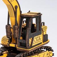 Robotime Excavator houten bouwpakket - thumbnail
