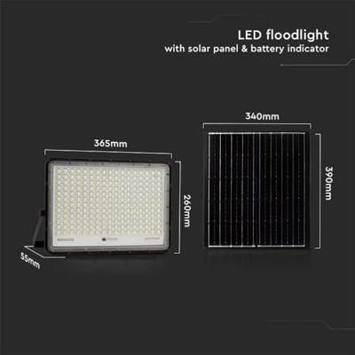 V-TAC VT-240W 7829 LED-schijnwerper, Zonne-energiemodule 30 W Lichtkleur (naam): Koudwit